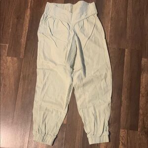 Light Green Linen Pants